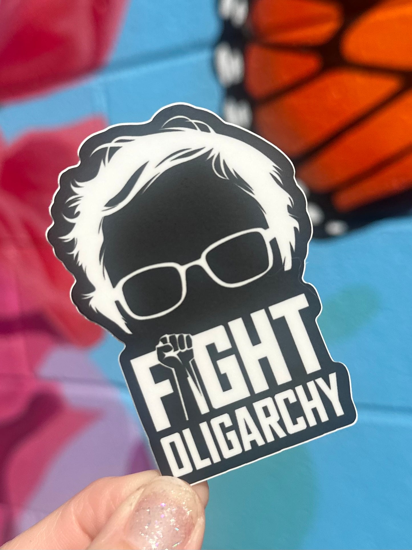 Fight Oligarchy Bernie Sticker