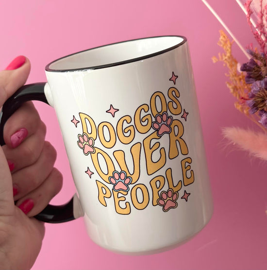 Doggos Over People 15 oz Mug