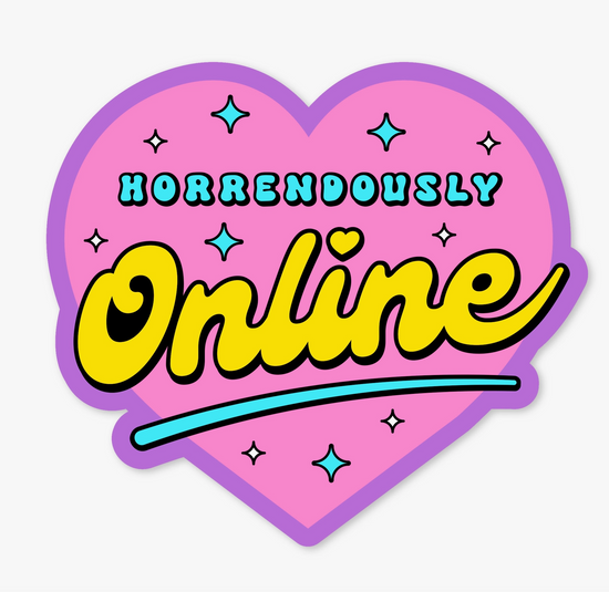 Horrendously Online Sticker