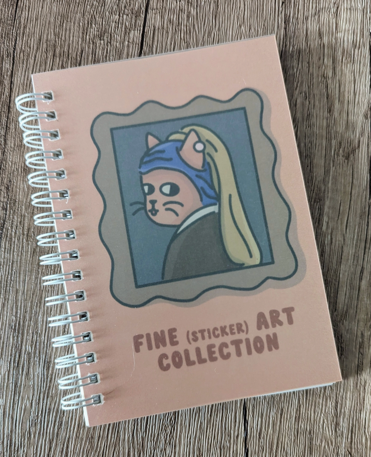 Reusable Sticker Book Fine Art Collection Pearl Design- 50 Pages