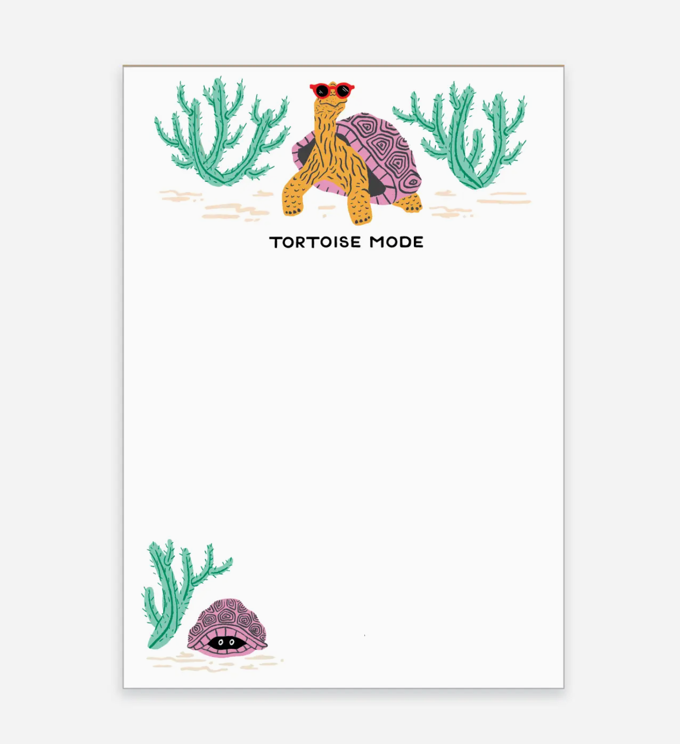 Tortoise Mode Notepad - 50 sheets