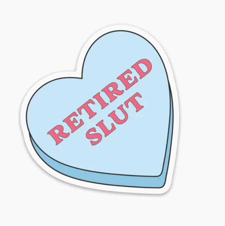 Retired Slut Sticker