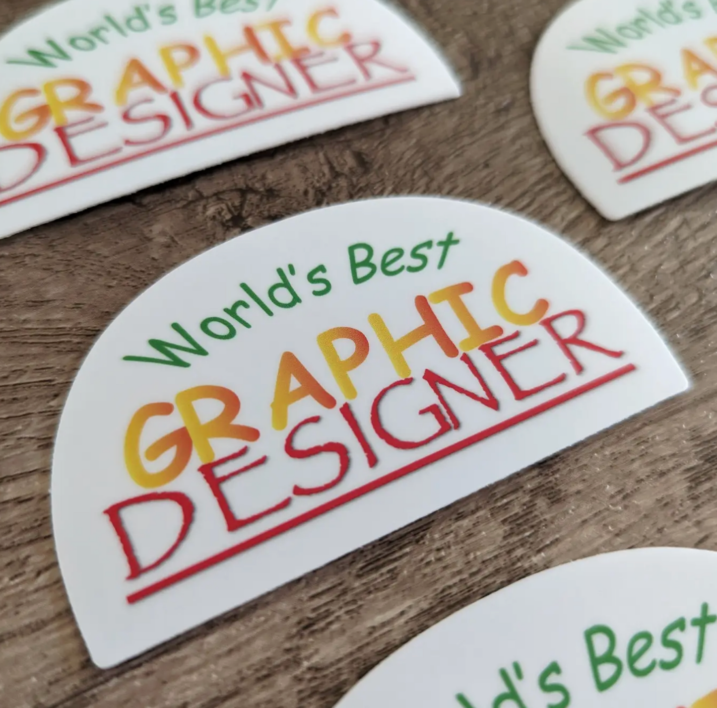 World's Best Graphic Designer Sticker