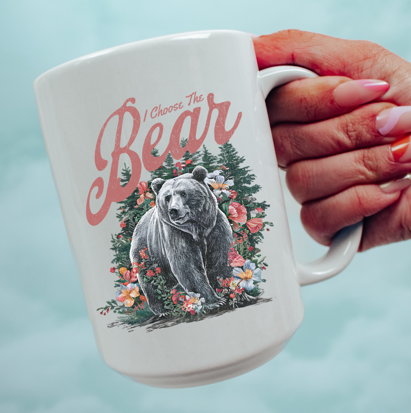 I Choose The Bear 15 oz Mug