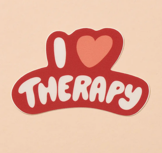 I ❤️ Therapy Sticker