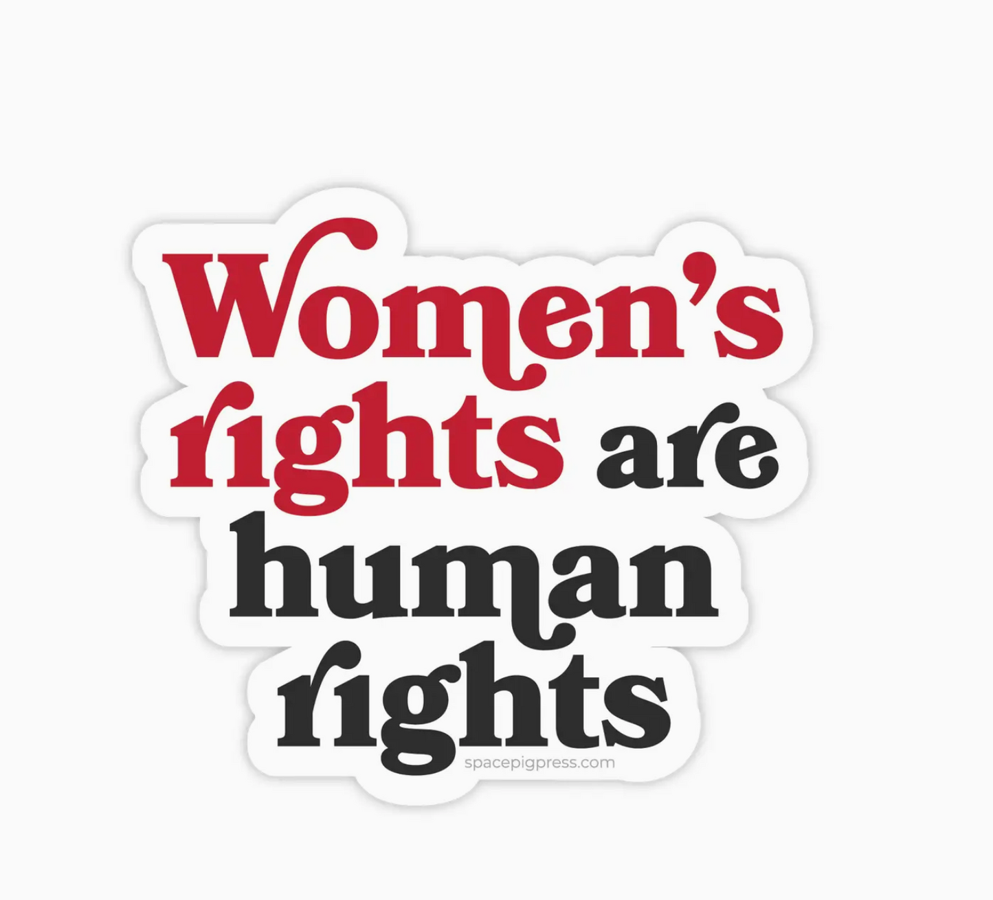 Women's Rights Are Human Rights Sticker