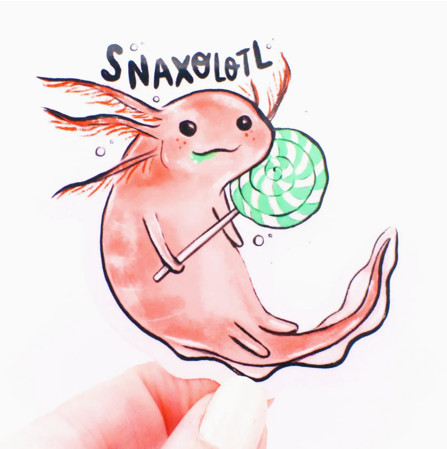 Snaxolotl Sticker