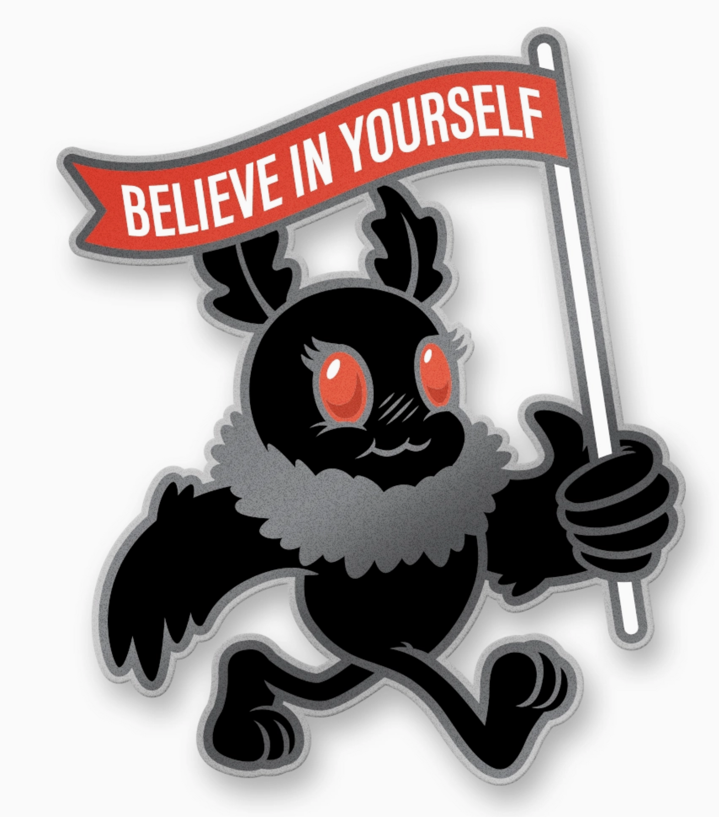 Believe In Yourself Mothman Pin