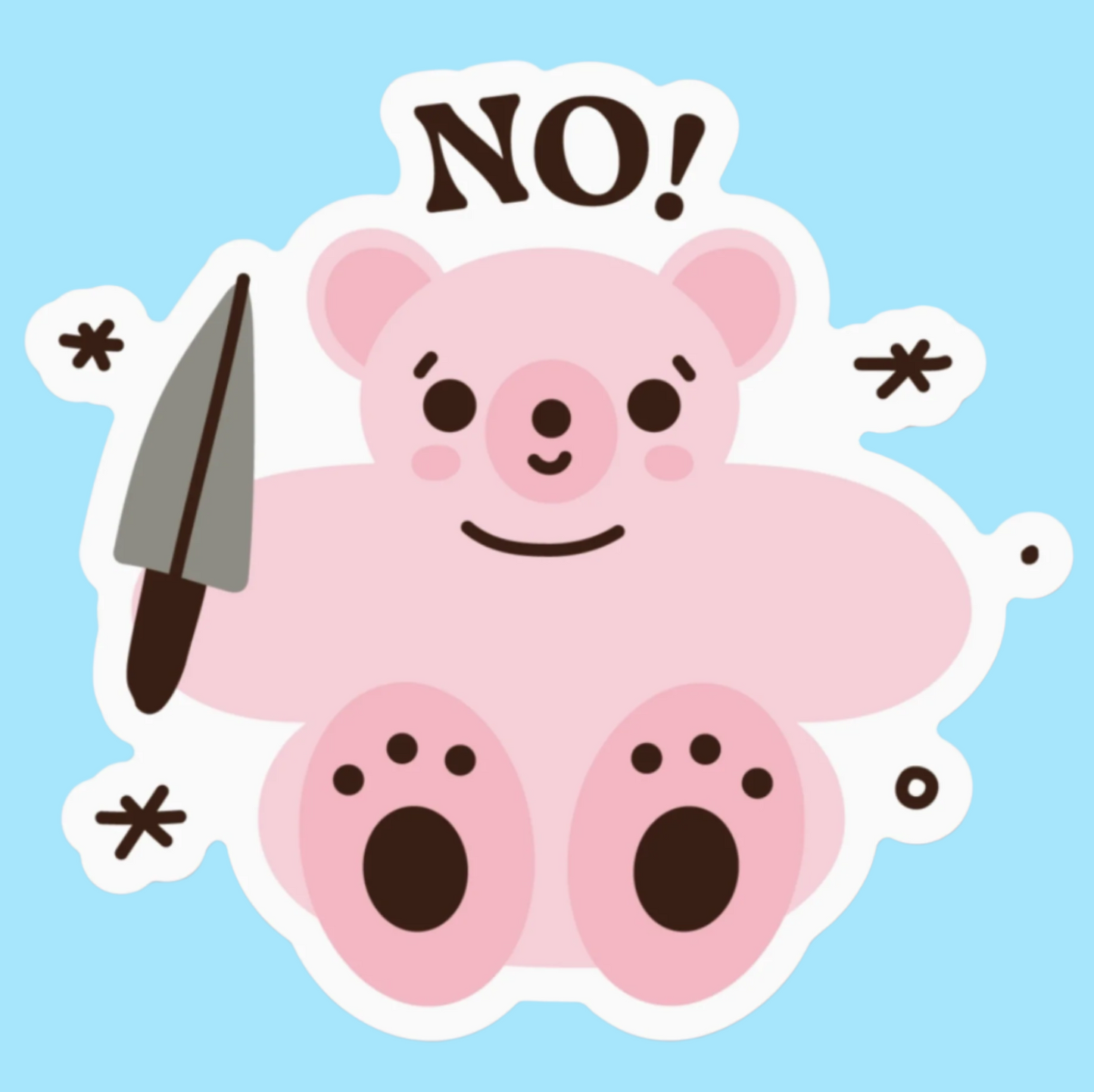 No! Sticker