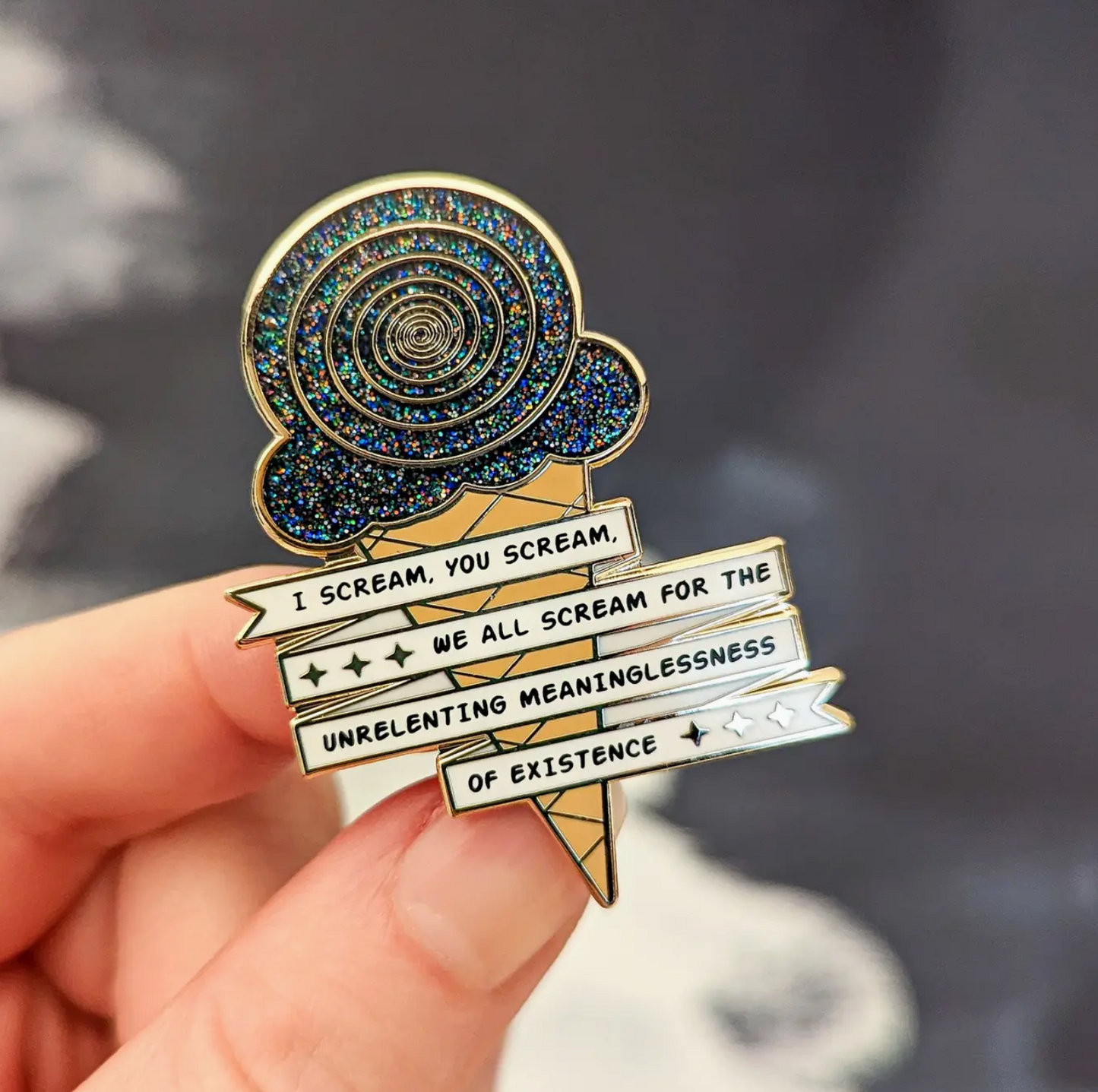 I Scream, You Scream, We All Scream Pin