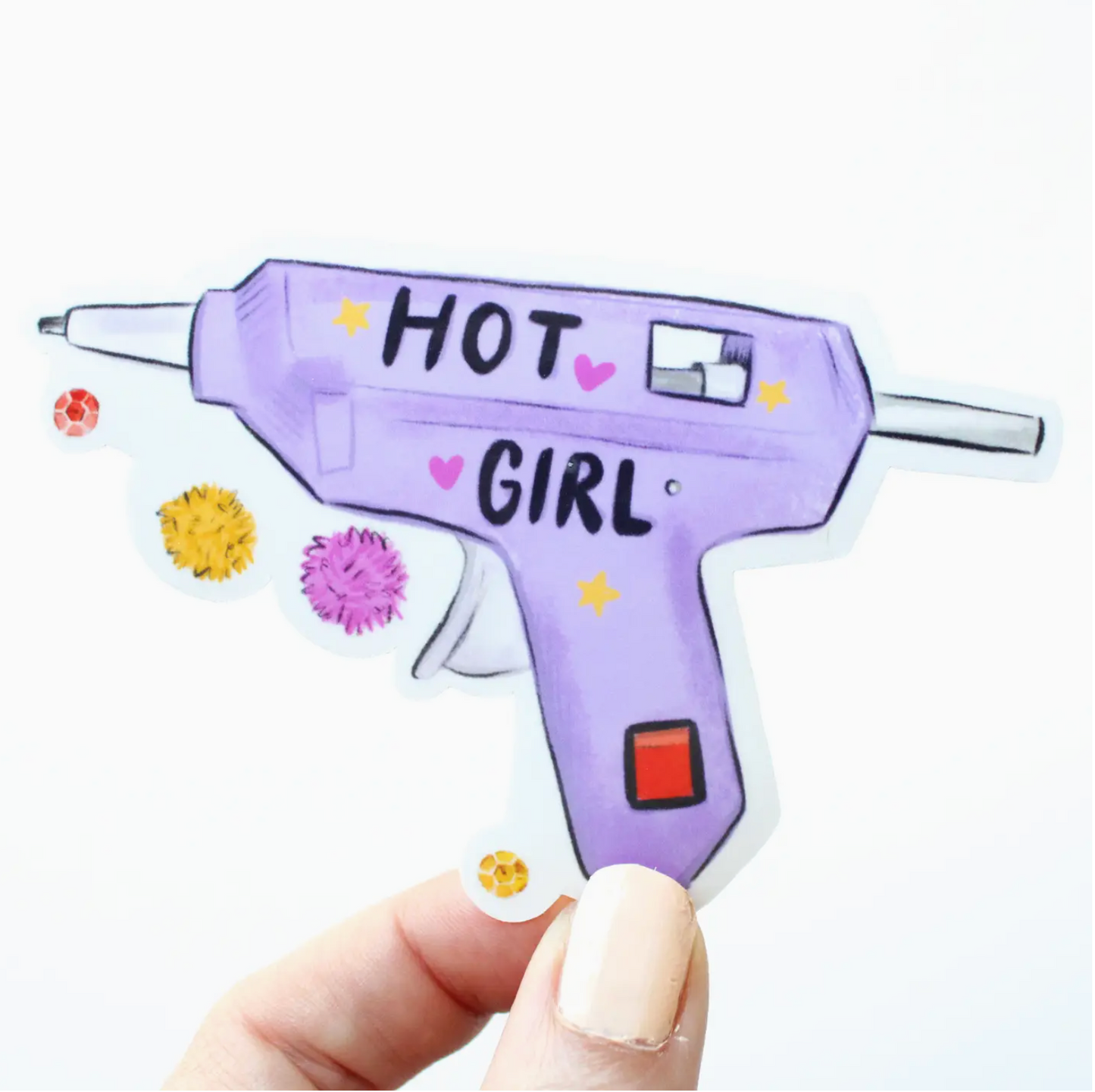 Hot Girl Sticker