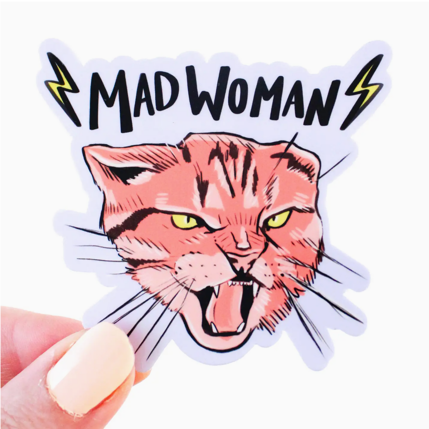 Mad Woman Sticker