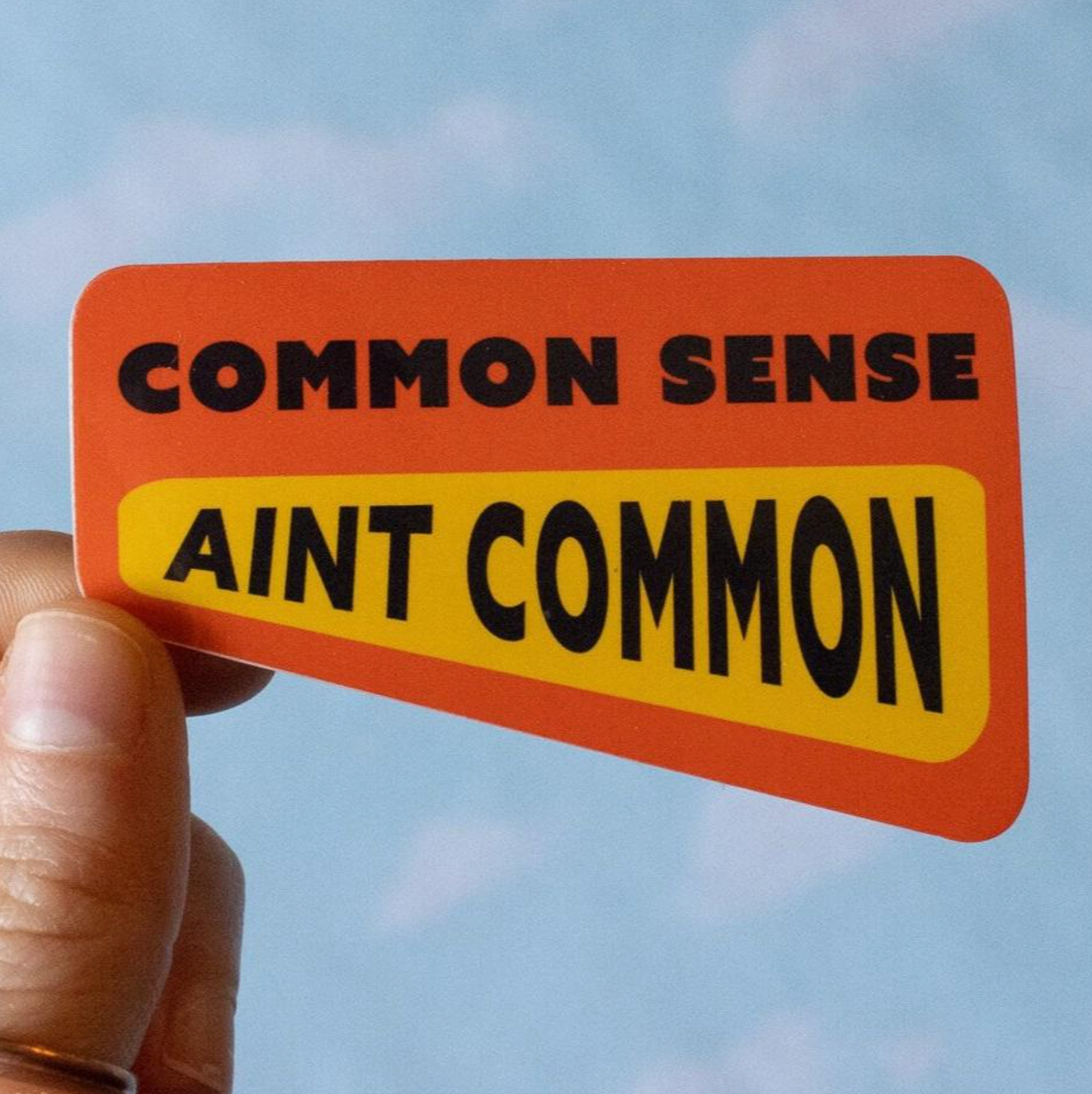 Common Sense Aint Common Sticker