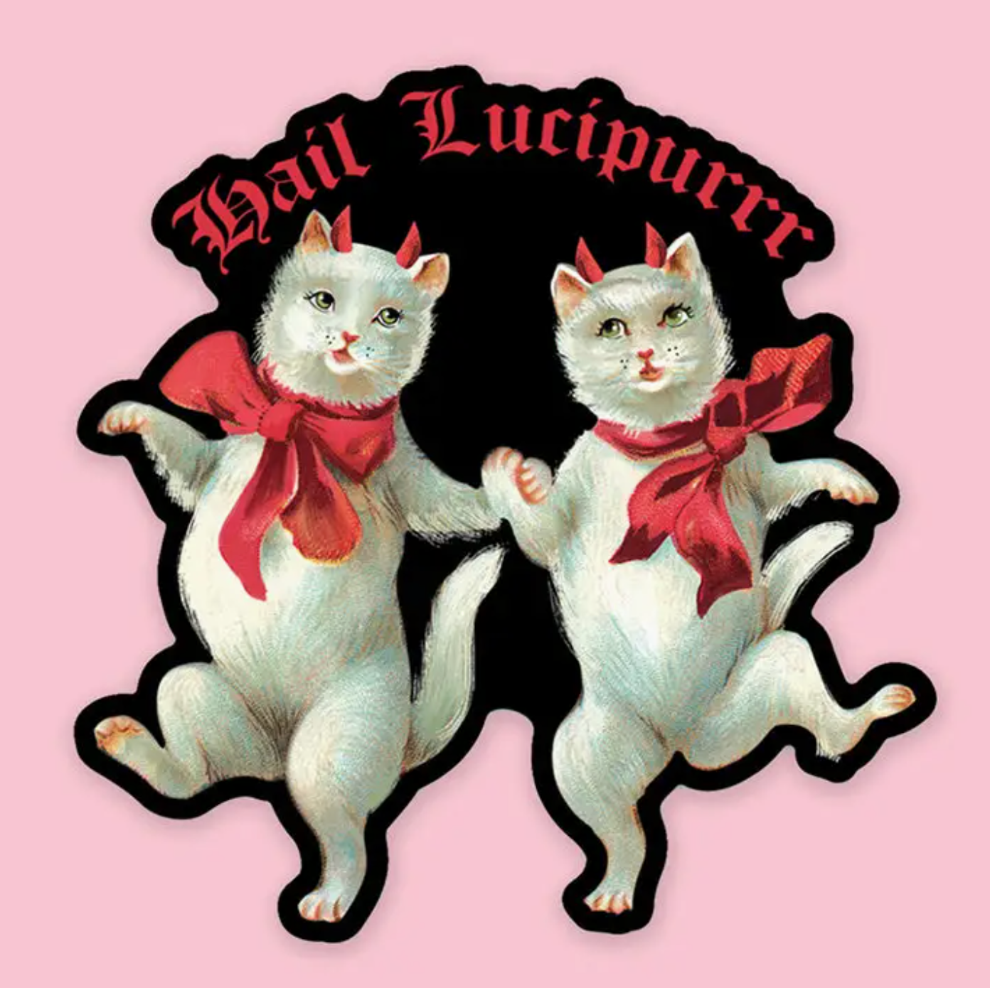 Hail Lucipurrr Sticker