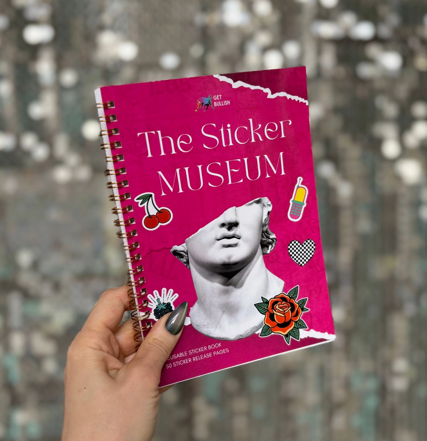 The Sticker Museum Reusable Sticker Book