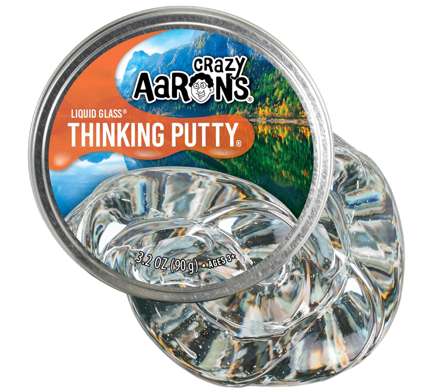 Liquid Glass Thinking Putty 4'' Tin