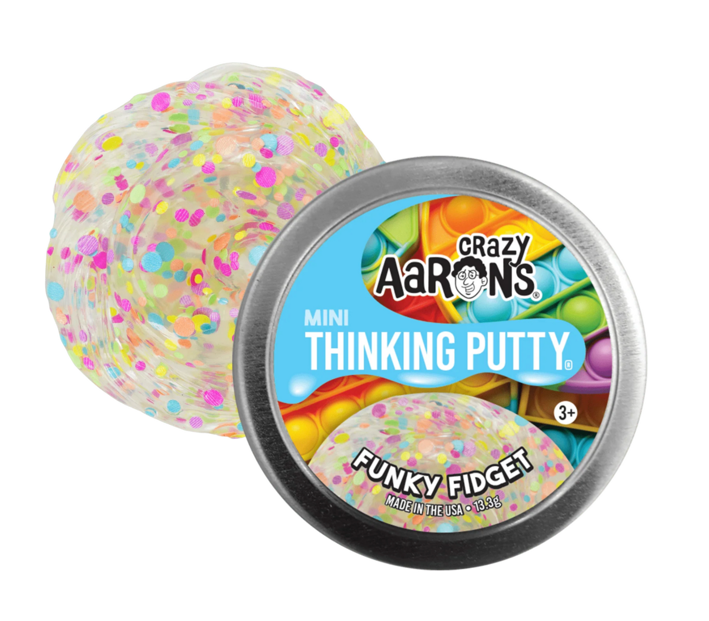 Mini Funky Fidget Thinking Putty 2'' Tin