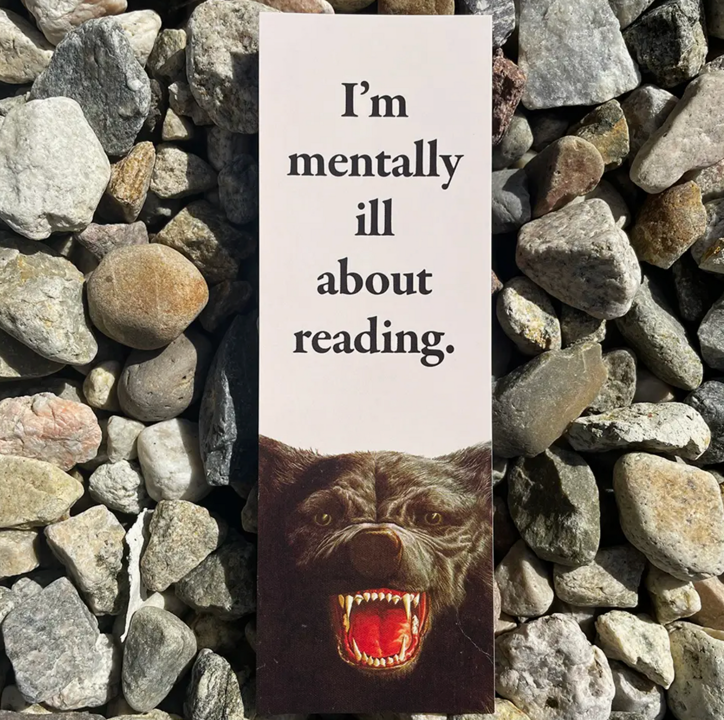 I'm Mentally ill About Reading Bookmark