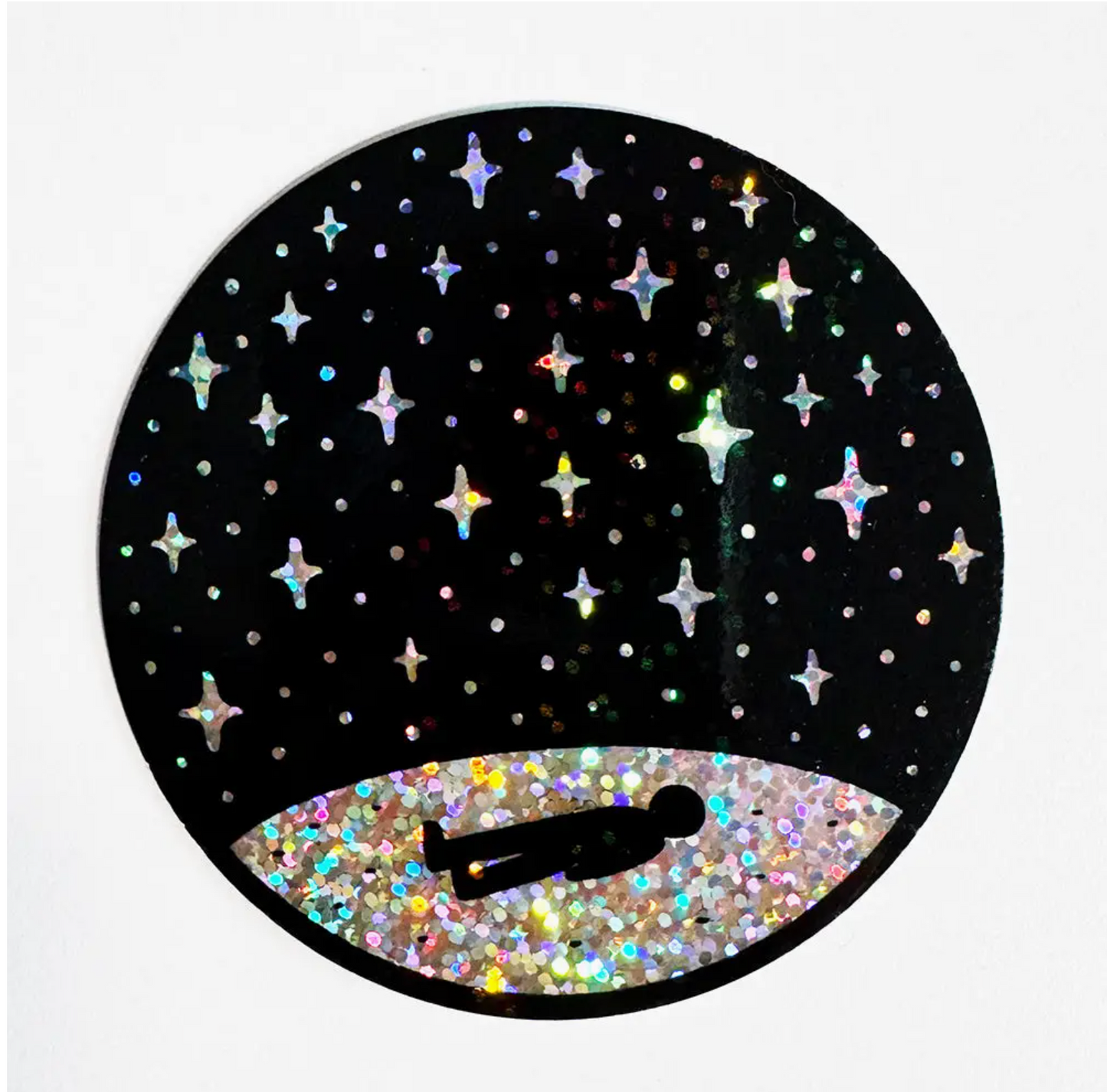 Stargazer Glitter Sticker
