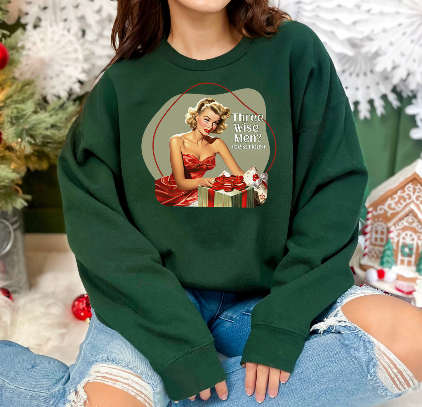 Three Wise Men? Be Serious Unisex Sweatshirt