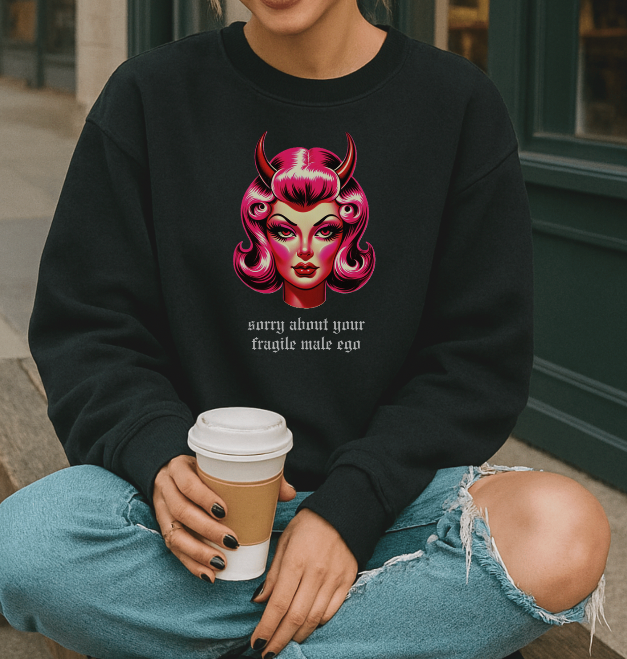 Sorry About Your Fragile Male Ego Unisex Sweatshirt