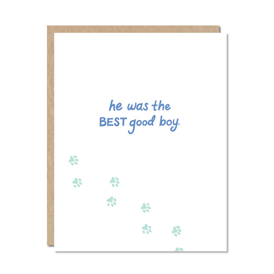 Best Good Boy Card