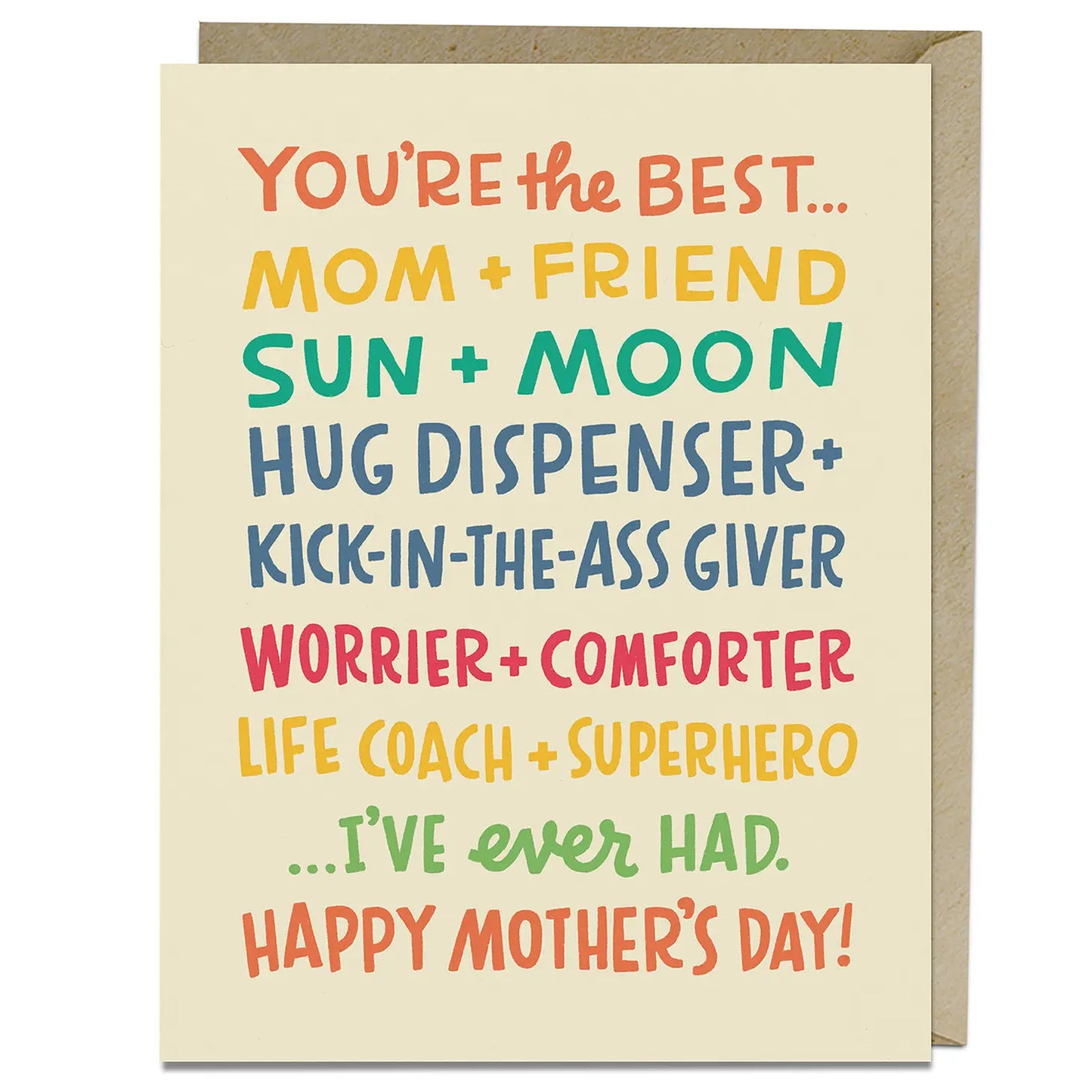 Best Mom I’ve Ever Had Mother's Day Card