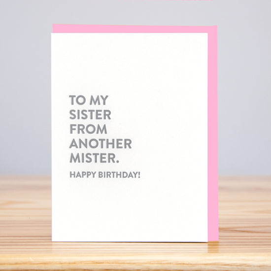 Sister Mister Card