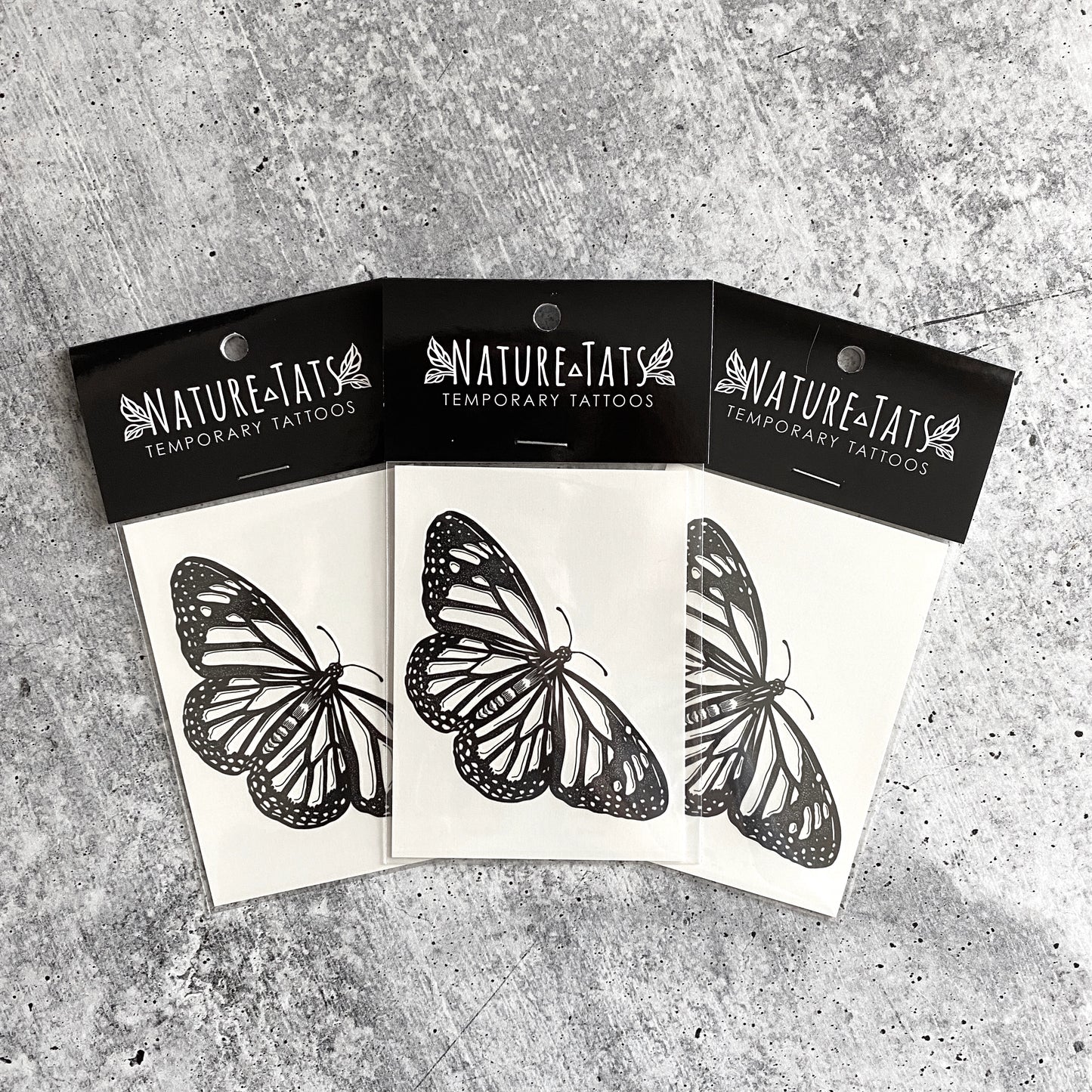 Monarch Butterfly Temporary Tattoos