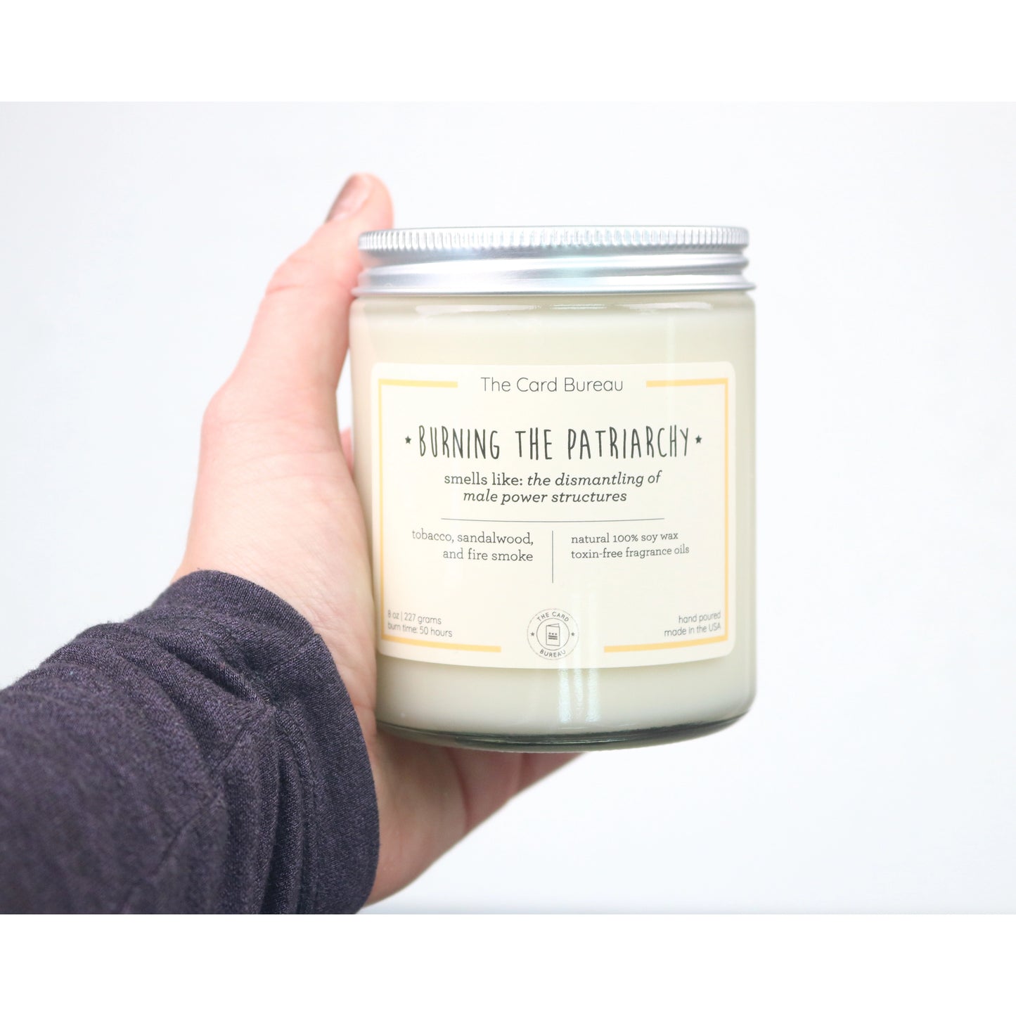 Burning the Patriarchy Soy Candle