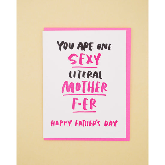 Mother F-er Father's Day Card