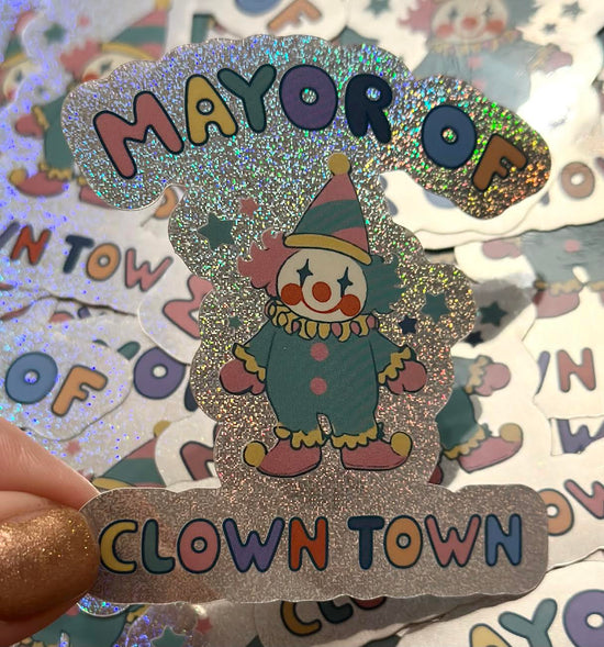 Mayor Of Clown Town Pixie Dust Sticker