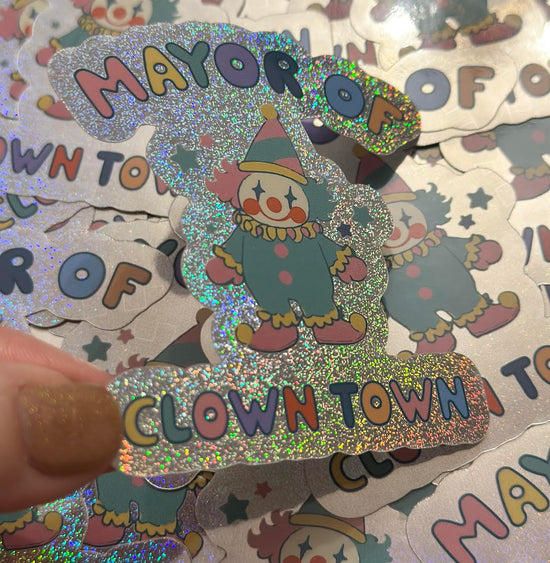 Mayor Of Clown Town Pixie Dust Sticker