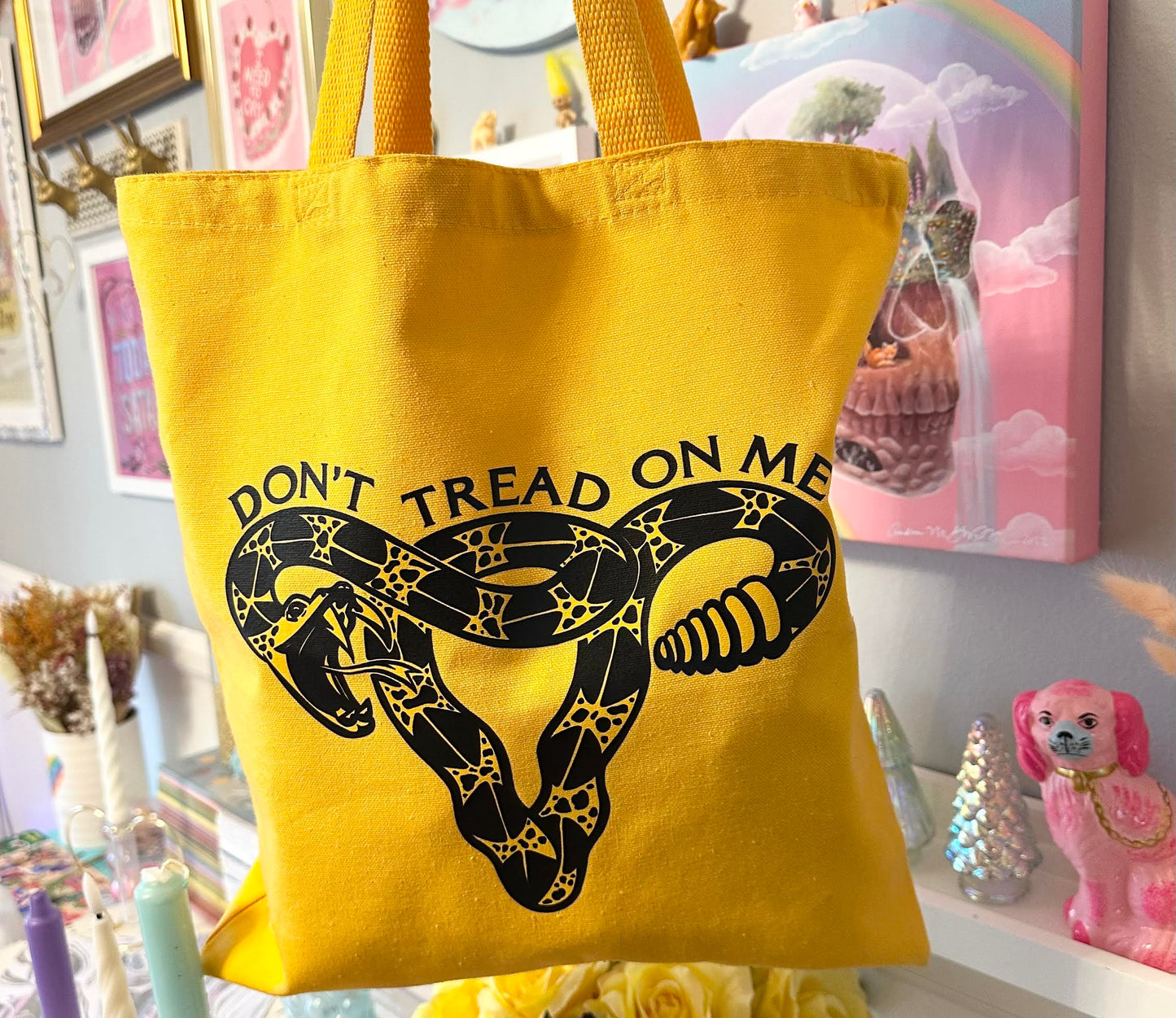 Don't Tread On Me Tote Bag