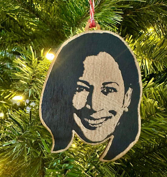 Kamala Harris Holiday Ornament