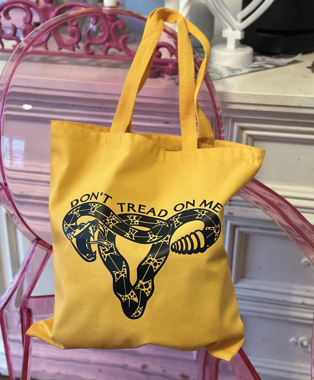 Don't Tread On Me Tote Bag