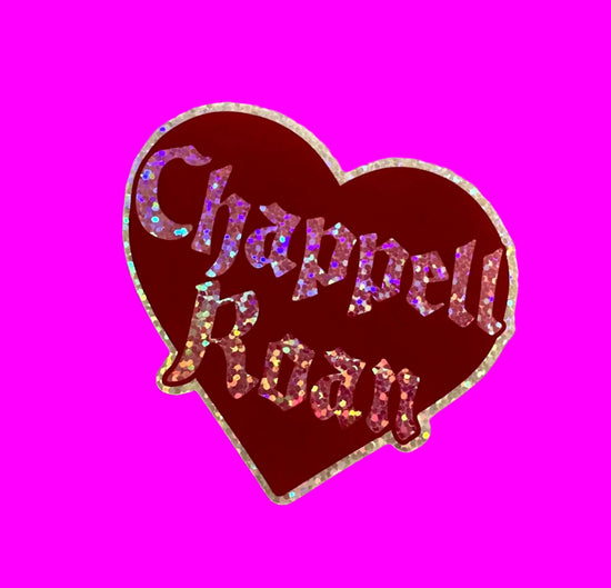 Chappell Roan Glitter Heart Sticker