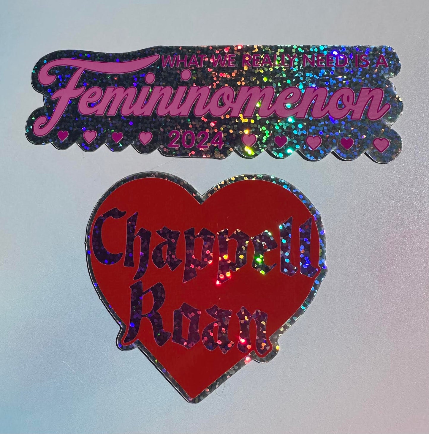 Chappell Roan Glitter Heart Sticker