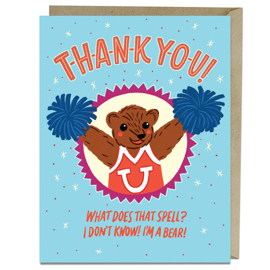 Thank You, I’m A Bear! Card