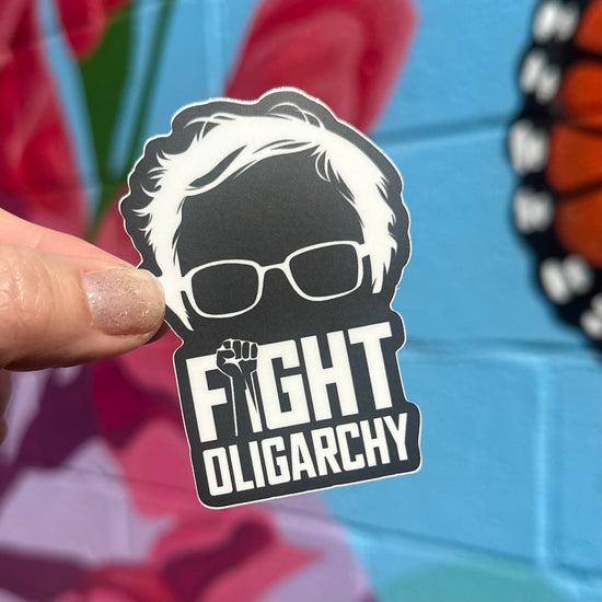 Fight Oligarchy Bernie Sticker