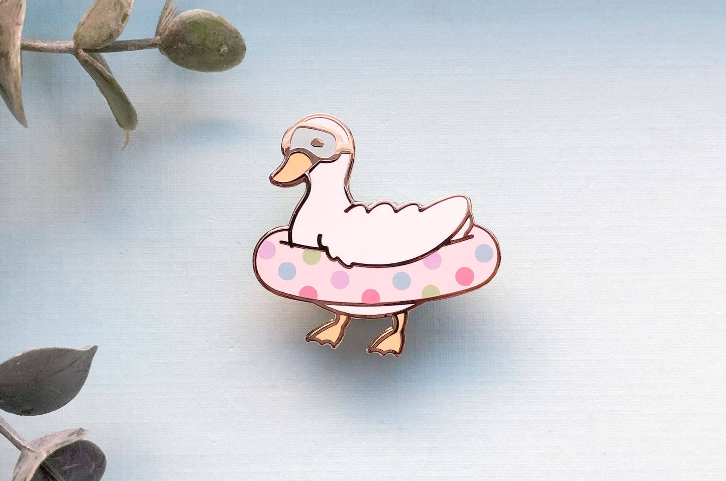 Duck Swimmer Pin