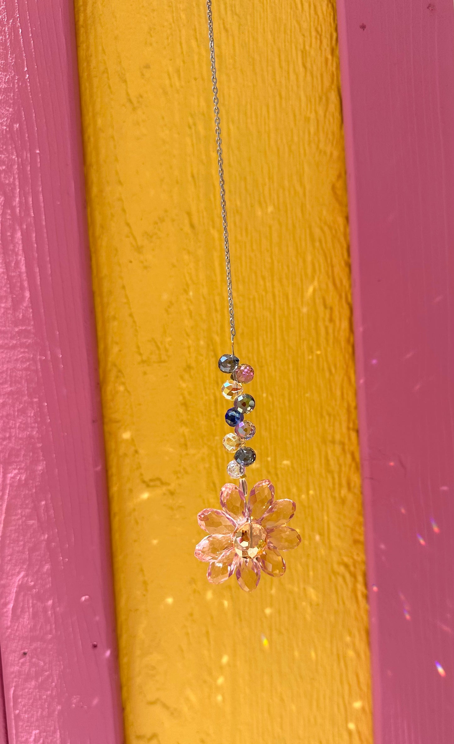 Flower Crystal Suncatcher