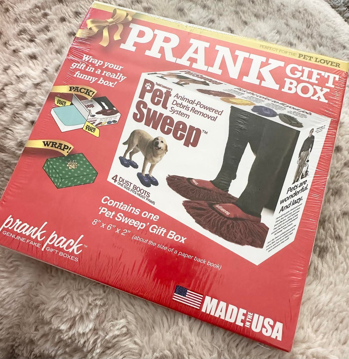 Pet Sweep Small Prank Gift Box