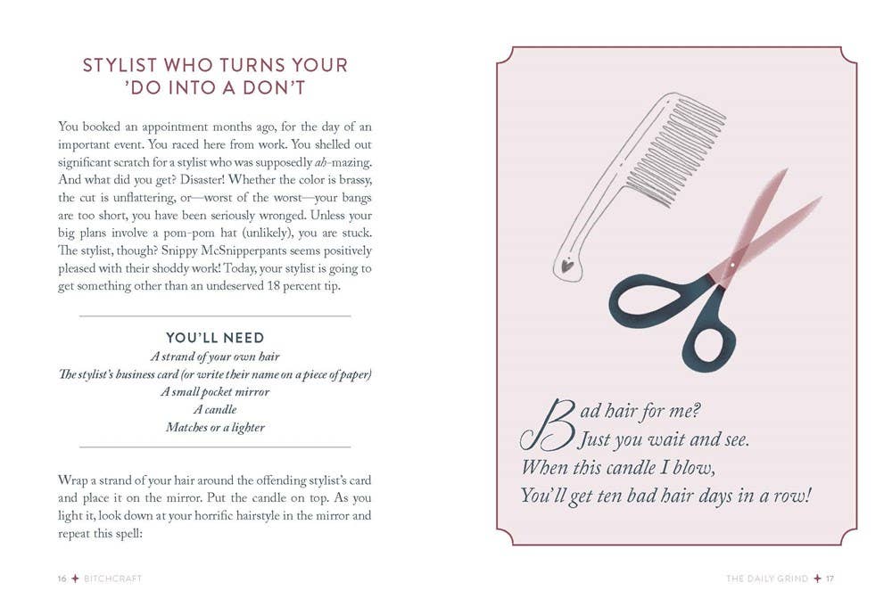 Bitchcraft Simple Spells For Everyday Annoyances & Sweet Revenge Book