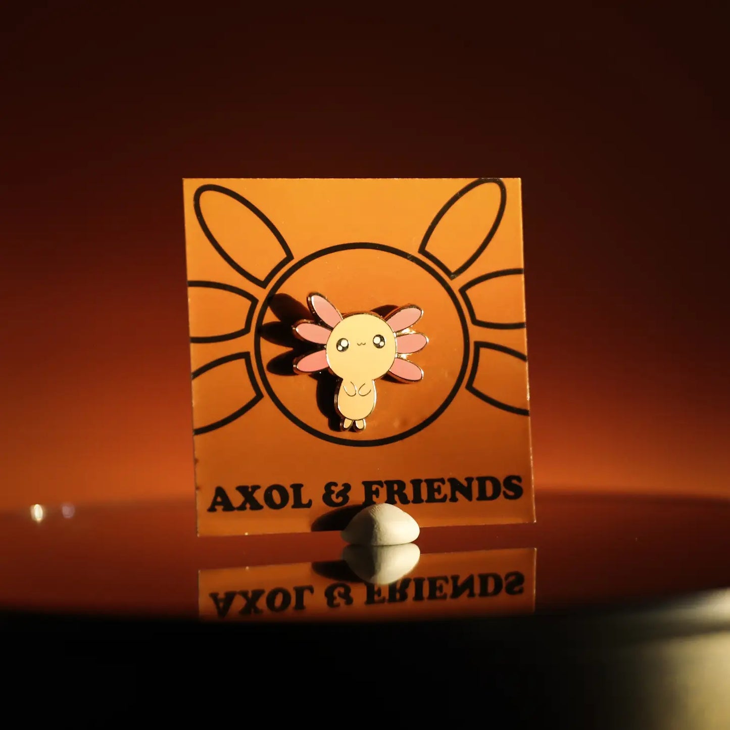 Yellow Axol the Axolotl Pin (Yellow)
