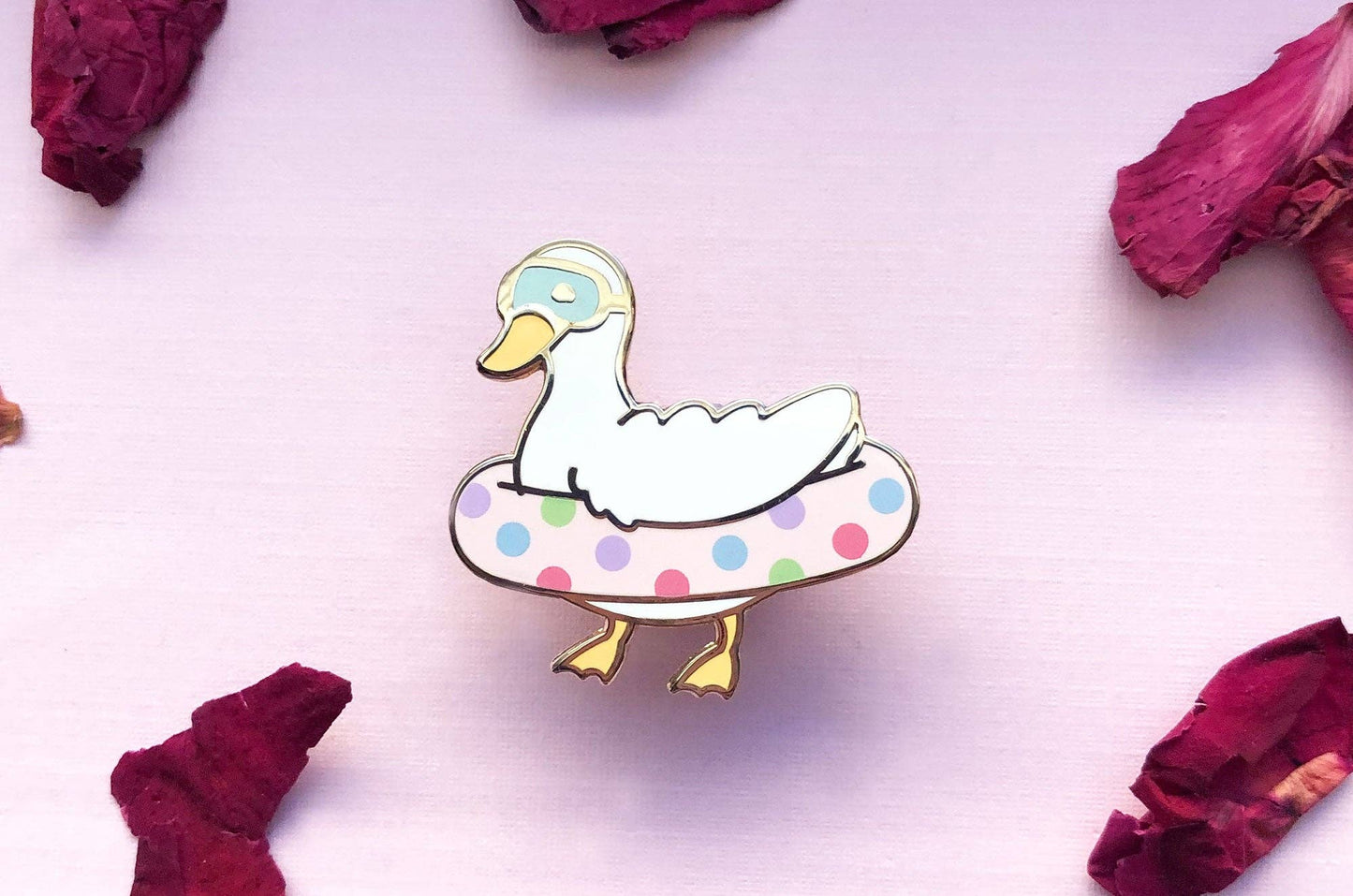 Duck Swimmer Pin