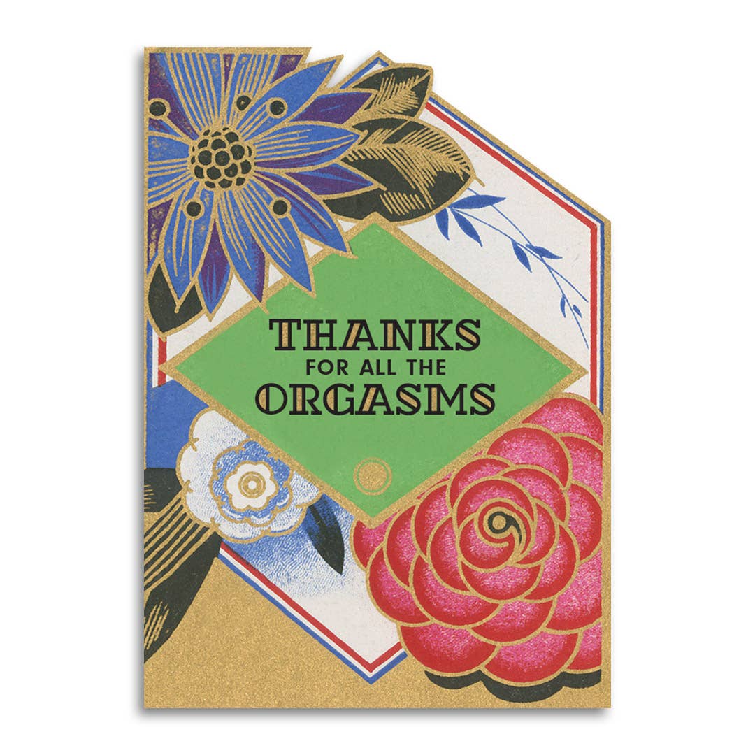 Thanks for All the Orgasms Card