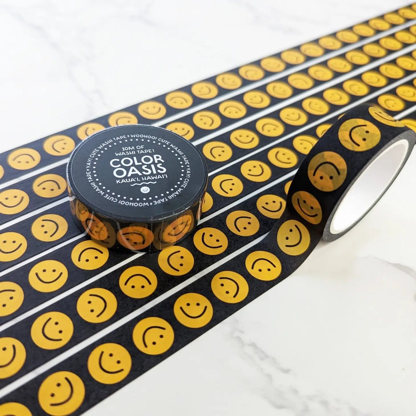 Happy Smiley Faces Washi Tape