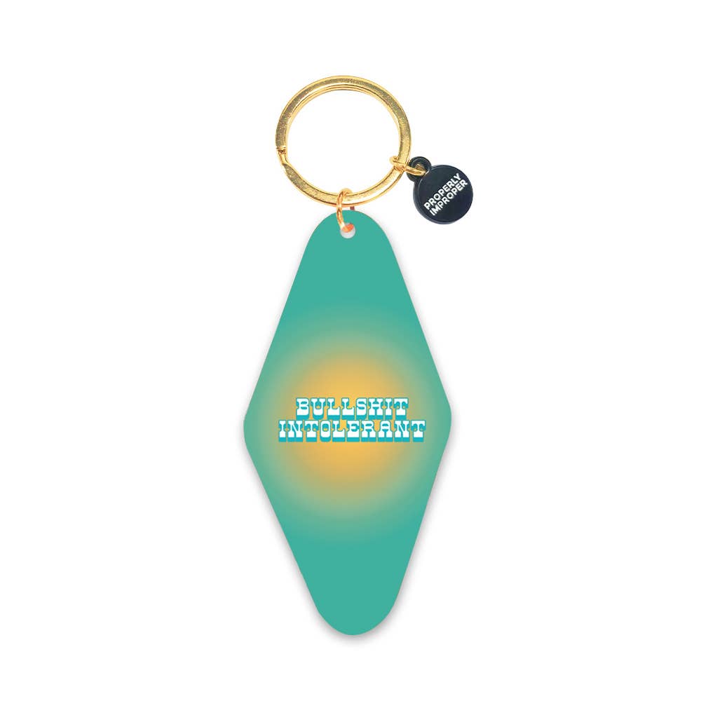 Bullshit Intolerant Keychain