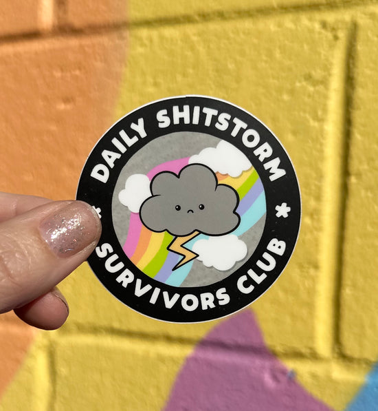 Daily Shitstorm Survivors Club Sticker